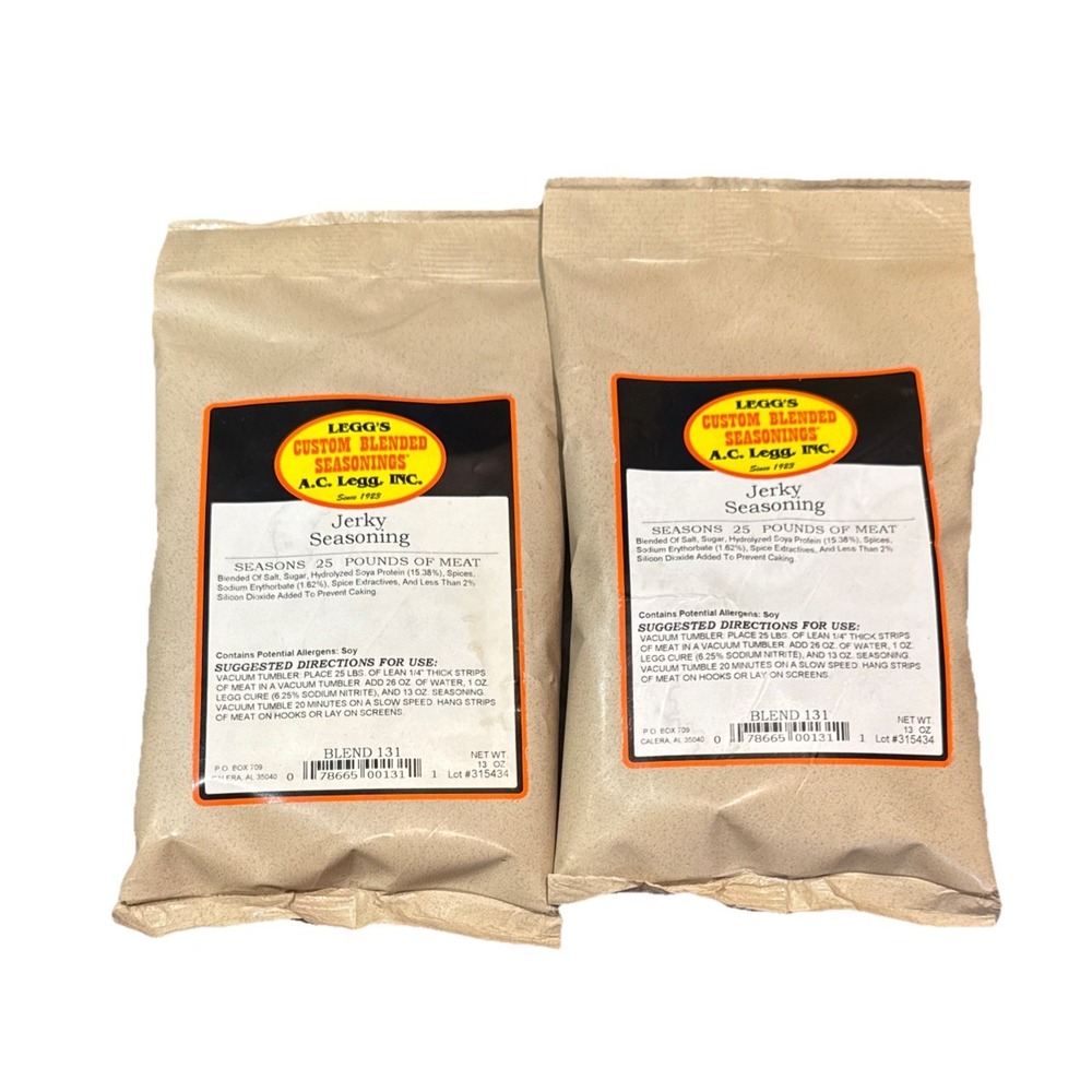 Jerky‎ Seasoning .......... for 50 Lbs of Venison Deer Beef Axis Elk Moose etc